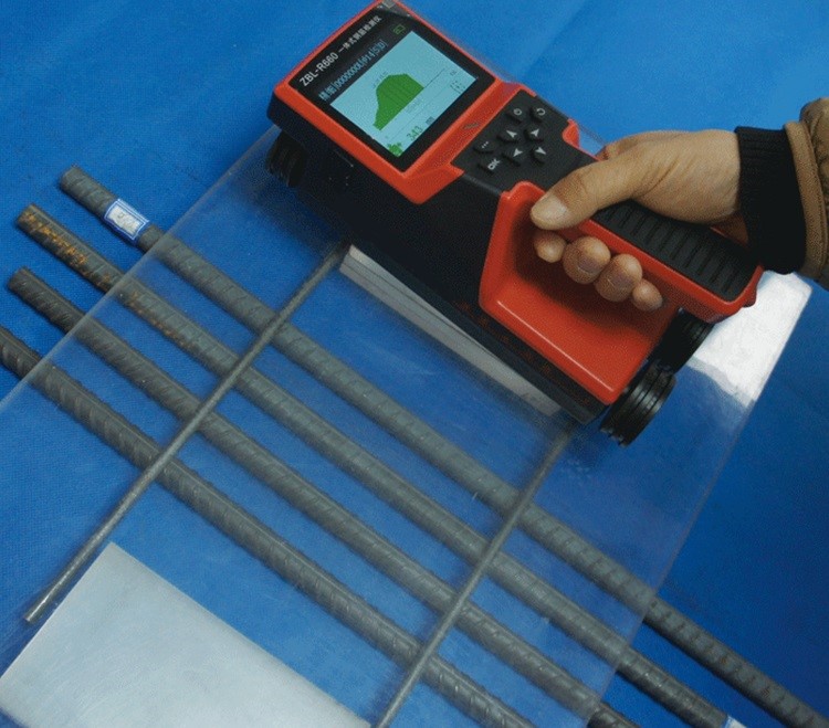 Wall Scanner For Concrete - Integrierter Betonstahl-Detektor Tragbarer Wandscanner Bewehrungsstahl-Ortungsgerät Metall-Bewehrungsstahl-Scaninstrument