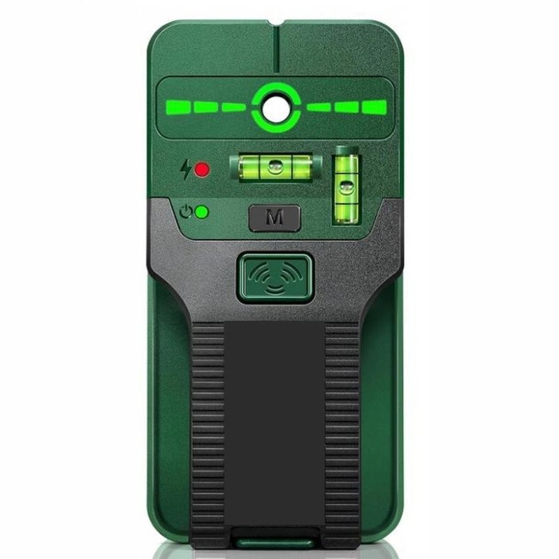Stud Finder With Laser Level - ABDJ-AC Leitungsfinder mit 6-in-1-Funktionen & Maßstab,