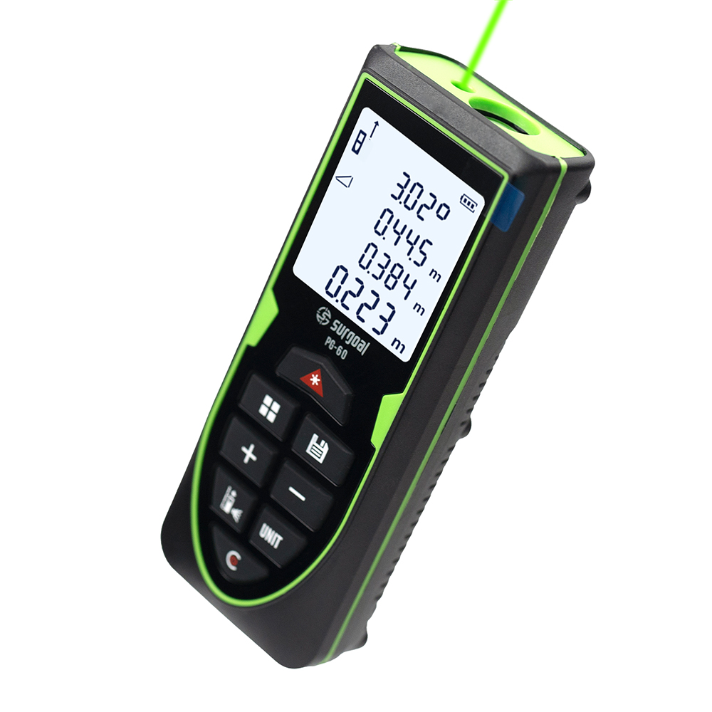 Stud Finder With Laser Level - SG SURGOAL 120 m grüner Laser-Entfernungsmesser