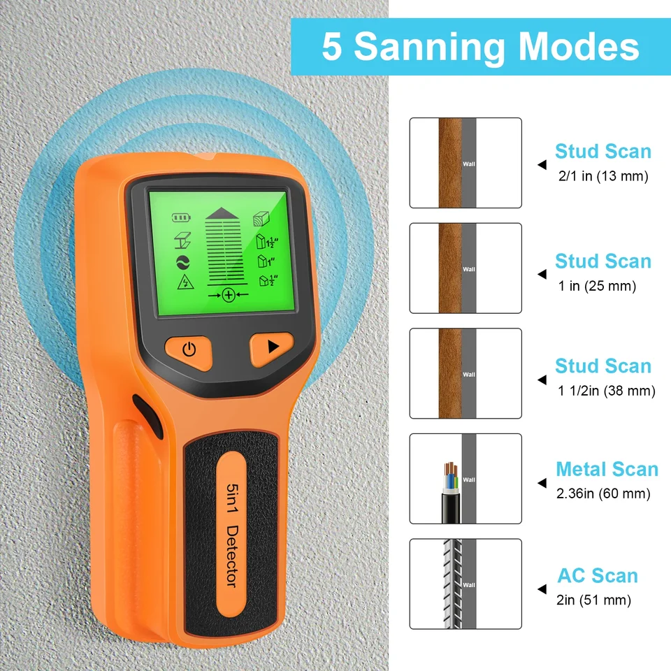 5-in-1-Metalldetektor, Wanddic – Stud Finder Wall Scanner 5 In 1 Bewertung und Preis