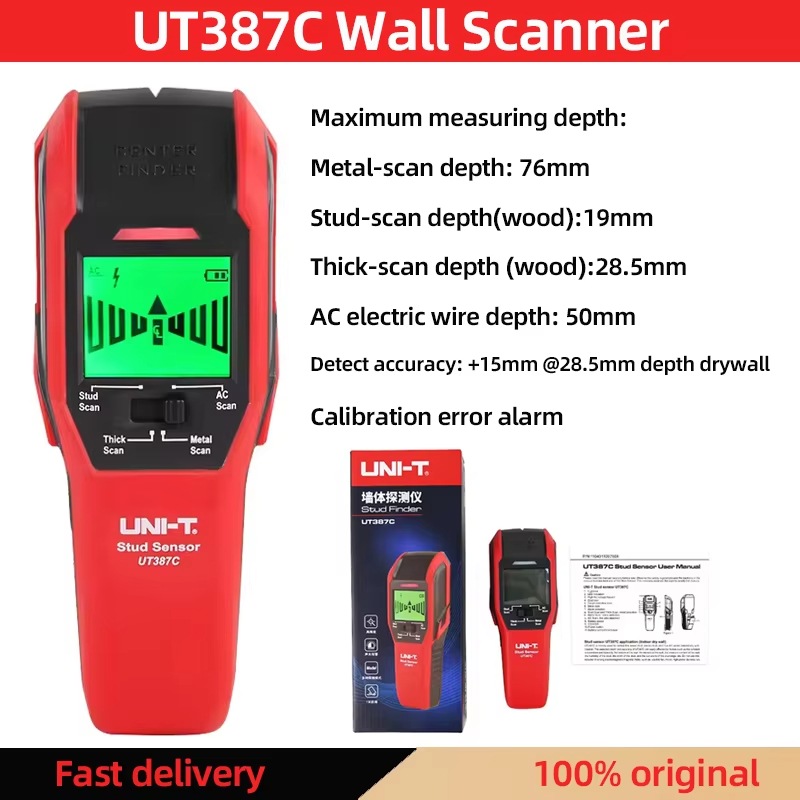 UNI-T UT387C Wandscanner, Meta – Stud Detector With Metal Ac Wire Bewertung und Preis