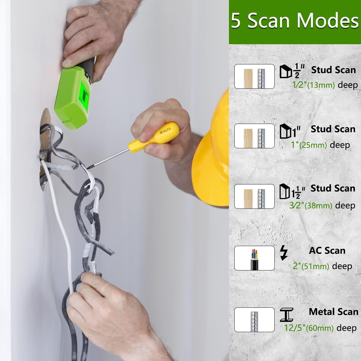 Huepar Stud Finder Wand scanne – Stud Detector With Metal Ac Wire Bewertung und Preis