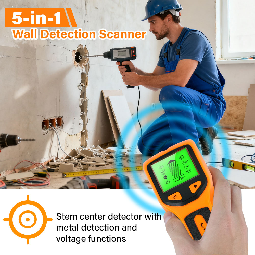 Neuer 5-in-1-Wanddetektor, tra – Stud Finder Wall Scanner 5 In 1 Bewertung und Preis