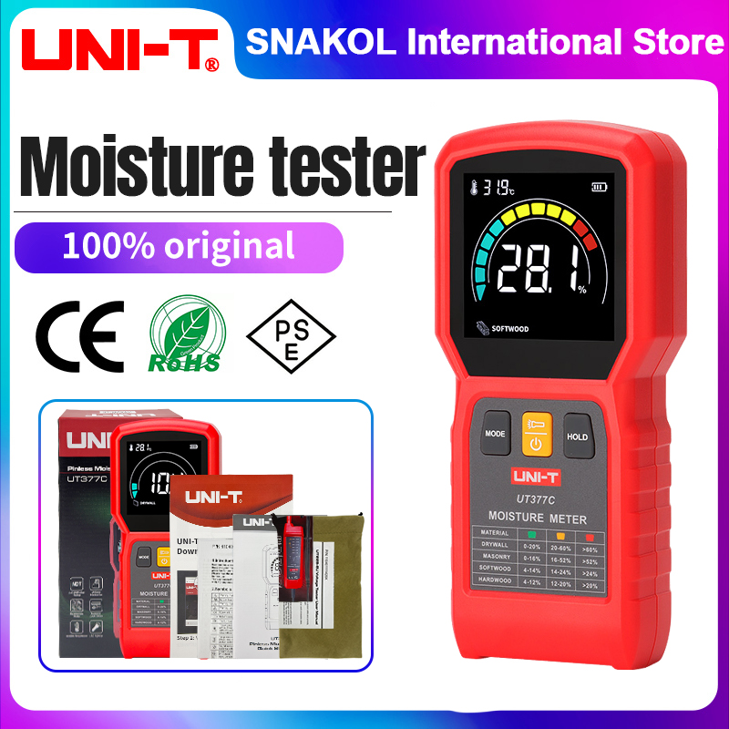 UNI-T UT377C Stiftloses Feucht – Moisture Meter Wall Wood Bewertung und Preis