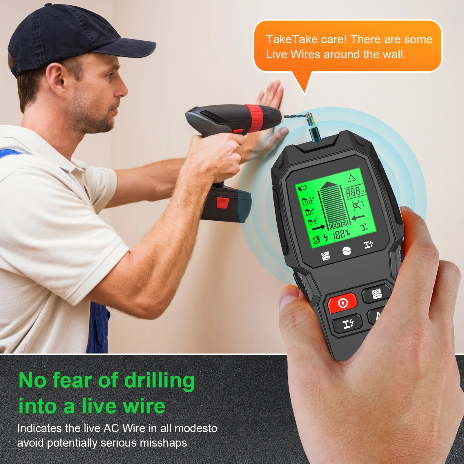HW-QB6 5-in-1 LCD Elektronisch – Stud Finder Center Finder Edge Bewertung und Preis